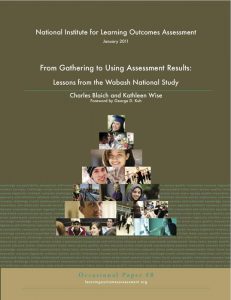 Occasional Papers - National Institute for Learning Outcomes